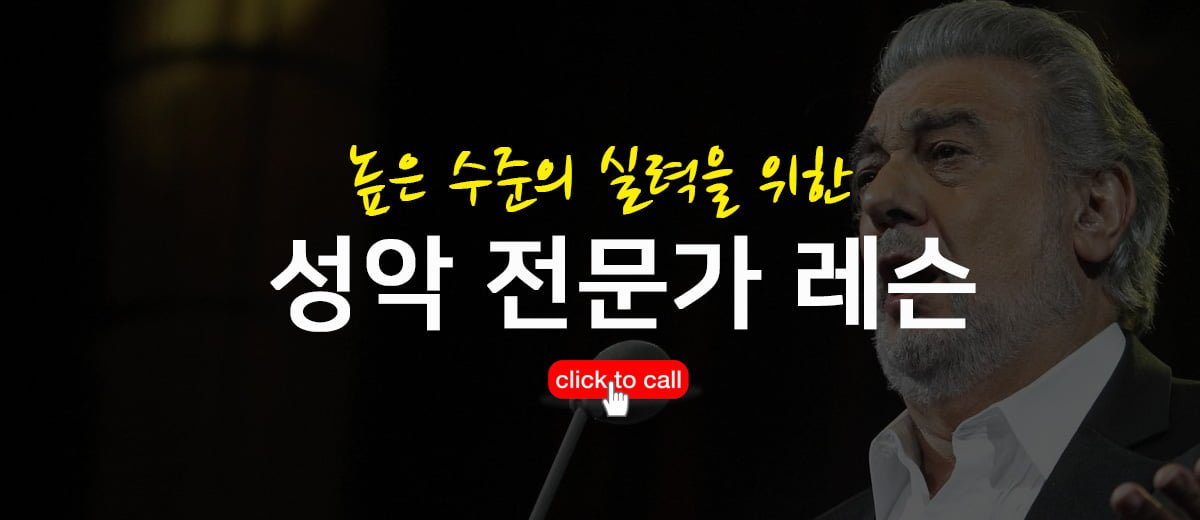 성악 전문가 레슨